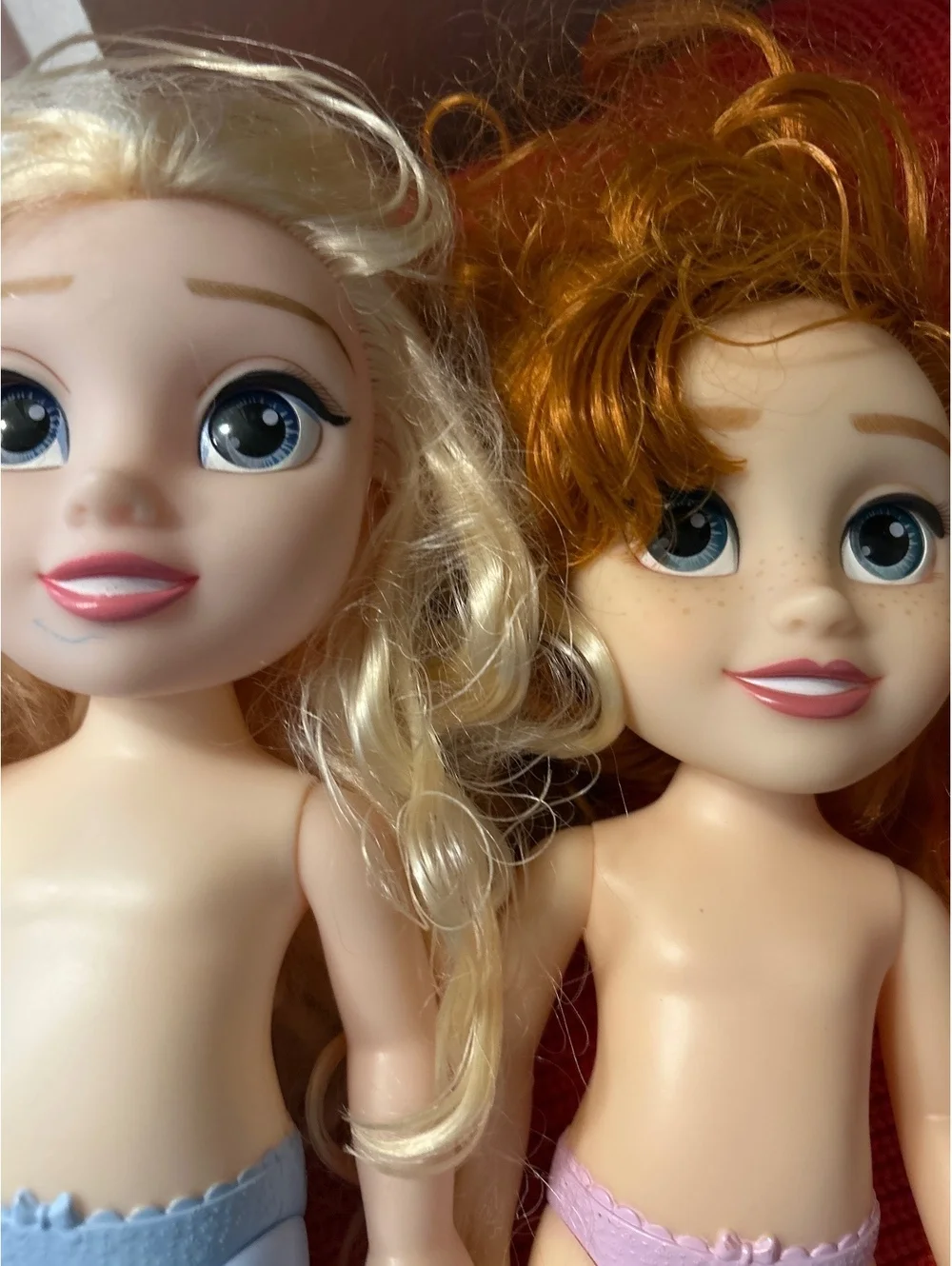 Anna and Elsa baby dolls